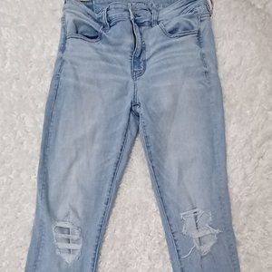 American Eagle Super Stretch Distressed Jeans 8